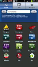 Telmap Homescreen Telmap Homescreen
