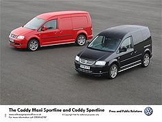 The Caddy Maxi Sportline and Caddy Sportline The Caddy Maxi Sportline and Caddy Sportline