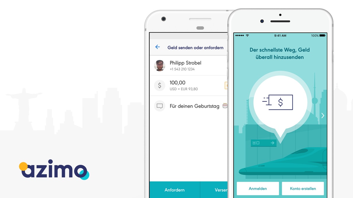 DE_01 Das Londoner Fintech Azimo vereinfacht internationale Überweisungen über die Telefonnummer