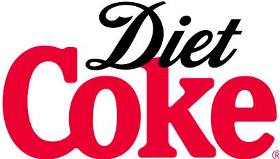 diet coke logo photograph