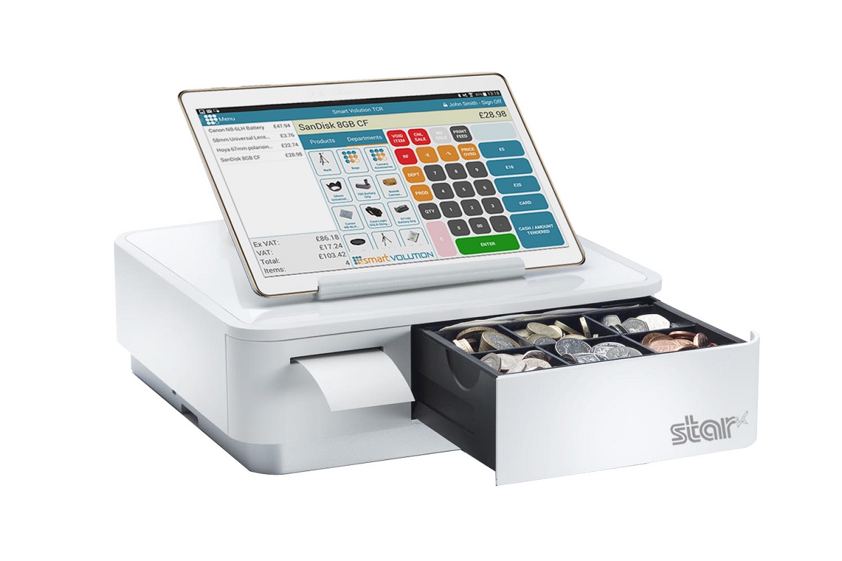 a real cash register