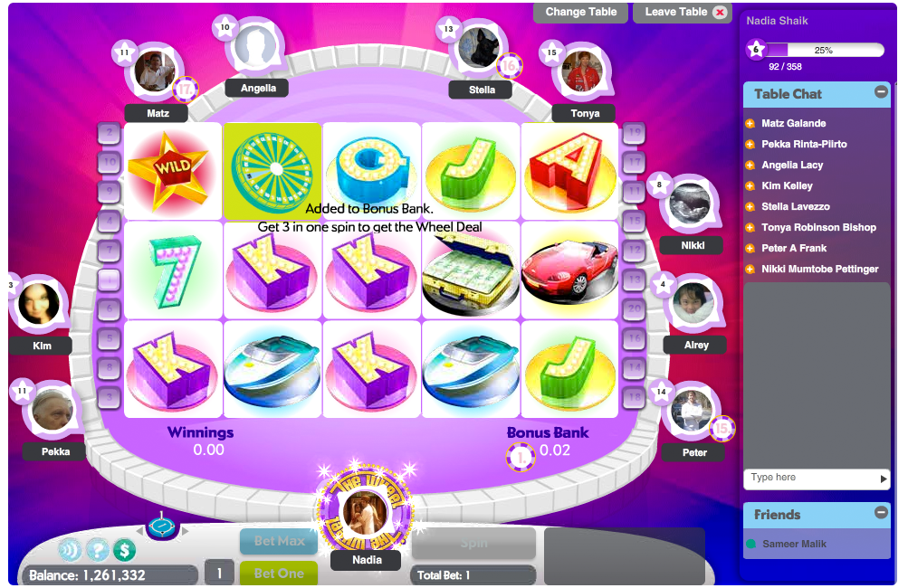 Yazino slots
