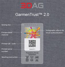 GarmenTrust 2.0 by 3D AG, Switzerland GarmenTrust 2.0 by 3D AG, Switzerland