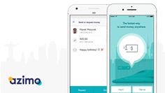 Azimo new in-app feature screenshots