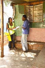 South African census worker South African census worker