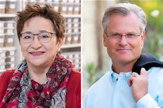 Prof. Dr. Ingrid Kögel-Knabner (Munich) and Reinhard Schneider (Mainz) honoured on 27 October 2019 in Mannheim / Editorial use of this picture is free of charge. Please quote the source: Prof. Dr. Ingrid Kögel-Knabner (Munich) and Reinhard Schneider (Mainz) honoured on 27 October 2019 in Mannheim / Editorial use of this picture is free of charge. Please quote the source:
