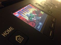 Doom on printer screen