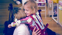 Emma hugging Mom Emma hugging Mom