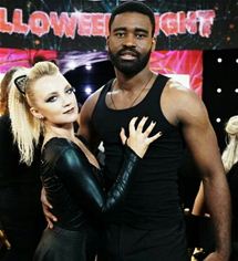 Evanna and Keo during a Halloween special episode last week Evanna and Keo during a Halloween special episode last week