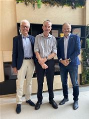 Alexander Oudendijk, Thierry Eltges and Serge Van Herck