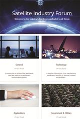 Satellite Industry Forum Satellite Industry Forum