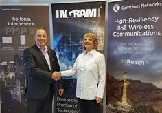 Kristijan Fabina, Regional Sales Manager at Cambium Networks, with Ana Blazinic, Managing Director Croatia at Ingram Micro Kristijan Fabina, Regional Sales Manager at Cambium Networks, with Ana Blazinic, Managing Director Croatia at Ingram Micro