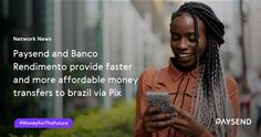 Move money to loved ones in Brazil faster for less with Paysend and Banco Rendimento via Pix!