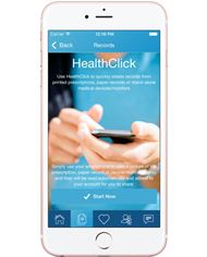 Medelinked HealthClick on iOS Medelinked HealthClick on iOS