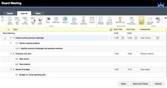MeetingBooster Agenda Module MeetingBooster Agenda Module