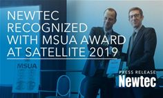 Newtec Recognized with MSUA Award Newtec Recognized with MSUA Award