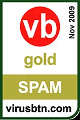 Virus Bulletin award logo