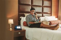 Angie Nightstand, woman on bed Angie Nightstand, woman on bed