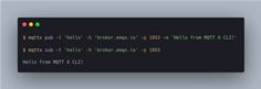 MQTT X CLI 