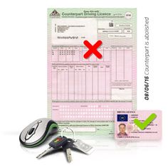 Driving Licence counterpart going Driving Licence counterpart going