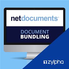 NetDocuments bundling now available NetDocuments bundling now available