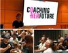 Photo montage of participants at the Coaching Her Future event