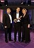 Mike Fitzgerald, CEO Altobridge, receiving his award from the Irish President, Mary McAleese. On the left is Mike McKerr, Managing Partner, Ernst & Young
