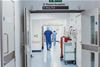 Inside Jersey General Hospital corridor