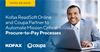 Kofax ReadSoft Online and Coupa Partner to Automate Mission Critical Procure-to-Pay Processes