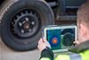Panasonic TOUGHBOOK thermal camera checks for overheating brakes