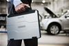 The TOUGHBOOK 55 is lightweight, slim and easy to move around 