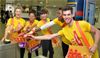 Lucozade Energy promotion team