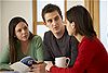 Talking with friends