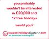 lowcostholidays.com Big Search Ad