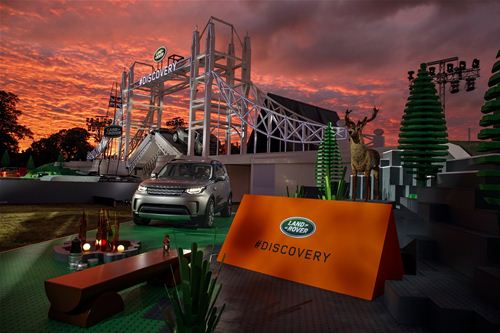 Follow the Land Rover Brick Road: New Discovery Makes Debut on Giant LEGO Tower Bridge