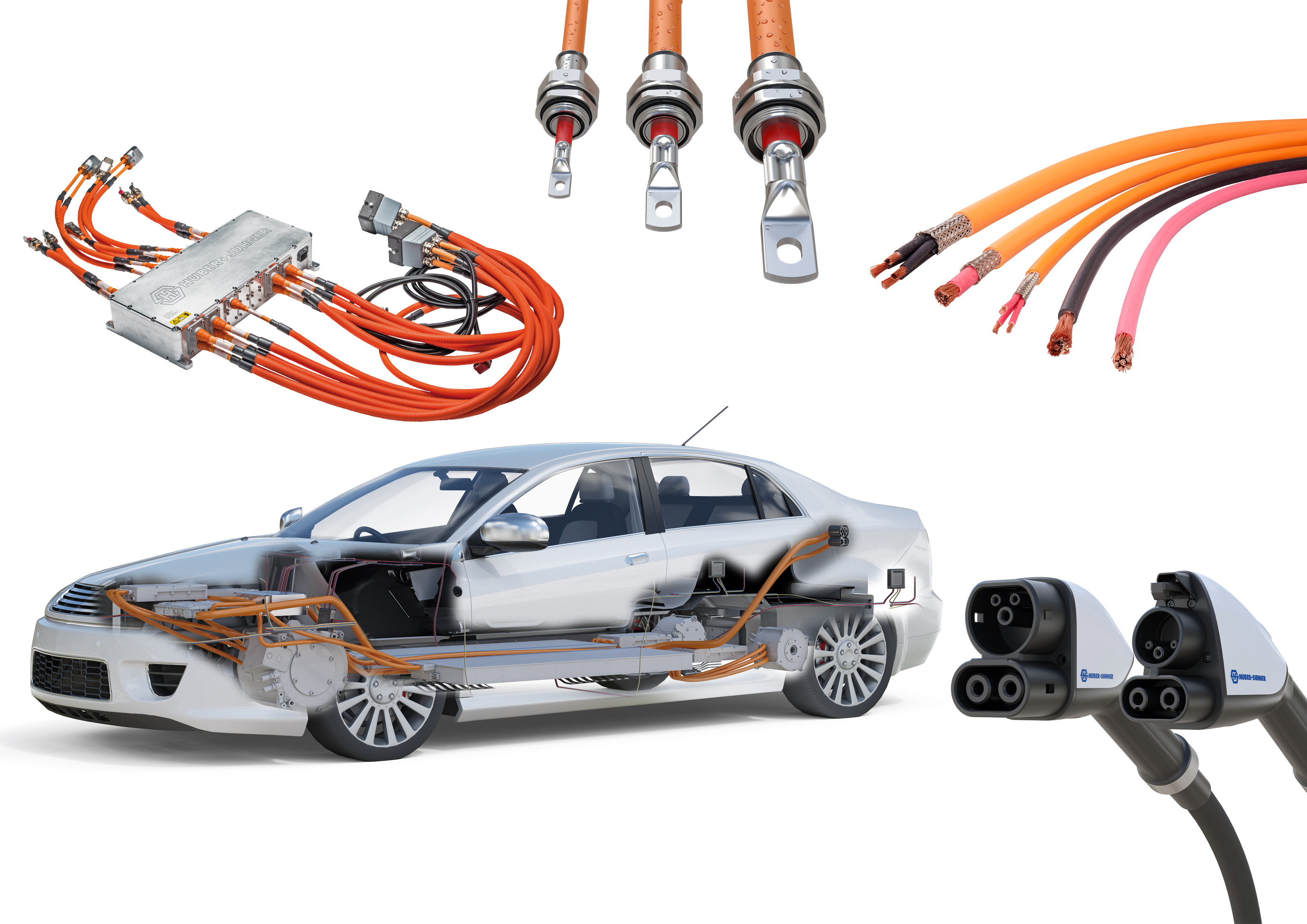 IZB_portfolio HUBER+SUHNER präsentiert e-mobilitätslösungen auf der IZB 2018