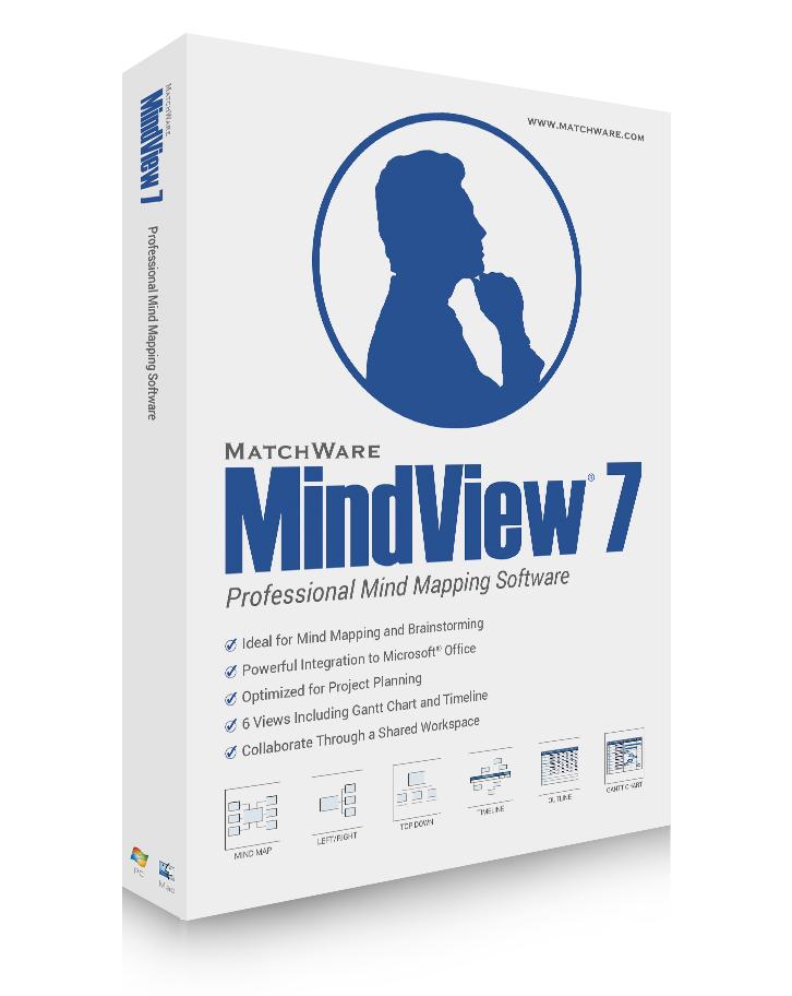 MatchWare-MindView-7 MatchWares Mind Mapping-Lösung MindView 7 bietet mehr als 25 Verbesserungen – zum Umsetzen von Ideen wie noch nie zuvor