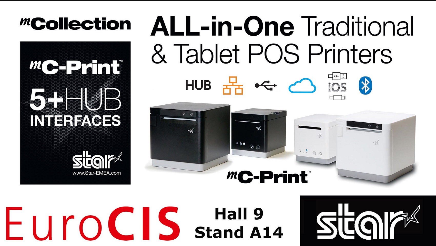 Star-Micronics-at-EuroCIS-2018 Star Micronics stellt auf der EuroCIS 2018 einzigartige POS-Belegdrucker mit 5 Schnittstellen und Hub-Mehrfachkonnektivität vor
